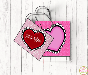 Free Printable Valentine Gift Tags are perfect for teacher and kids gift ideas! This is a simple and editable way to add a little fun to your Valentine's Day gift giving!#Gifttag