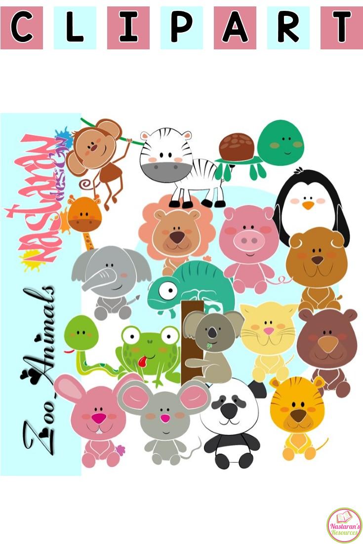 Zoo Animals Clip Art Nastarans Resources Zoo Animals Clip Art Nastarans Resources