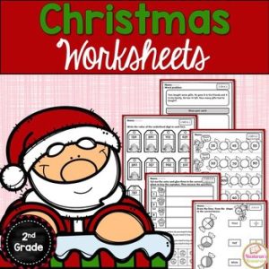 No Prep Christmas Math and Literacy worksheets is a great packet to engage your students in Christmas holidays! Your students will enjoy the holiday theme while reinforcing math and literacy skills!