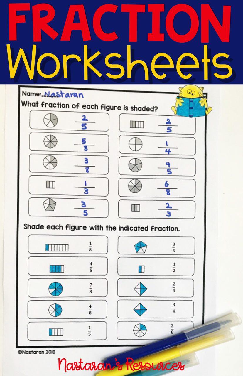 Factions Activities For 3rd grade! Printable worksheets include Fractions in a set ,Equal parts ,Fractions on the number-line ,Equivalent fractions ,Comparing fractions and equivalent fractions. Great for morning work or early finishers. Fun for students and print and go for teachers. Use these practice pages for morning work or even send home as homework. #fraction #3rdgrade #math #mathactivities # mathworksheets #3rdgrade
