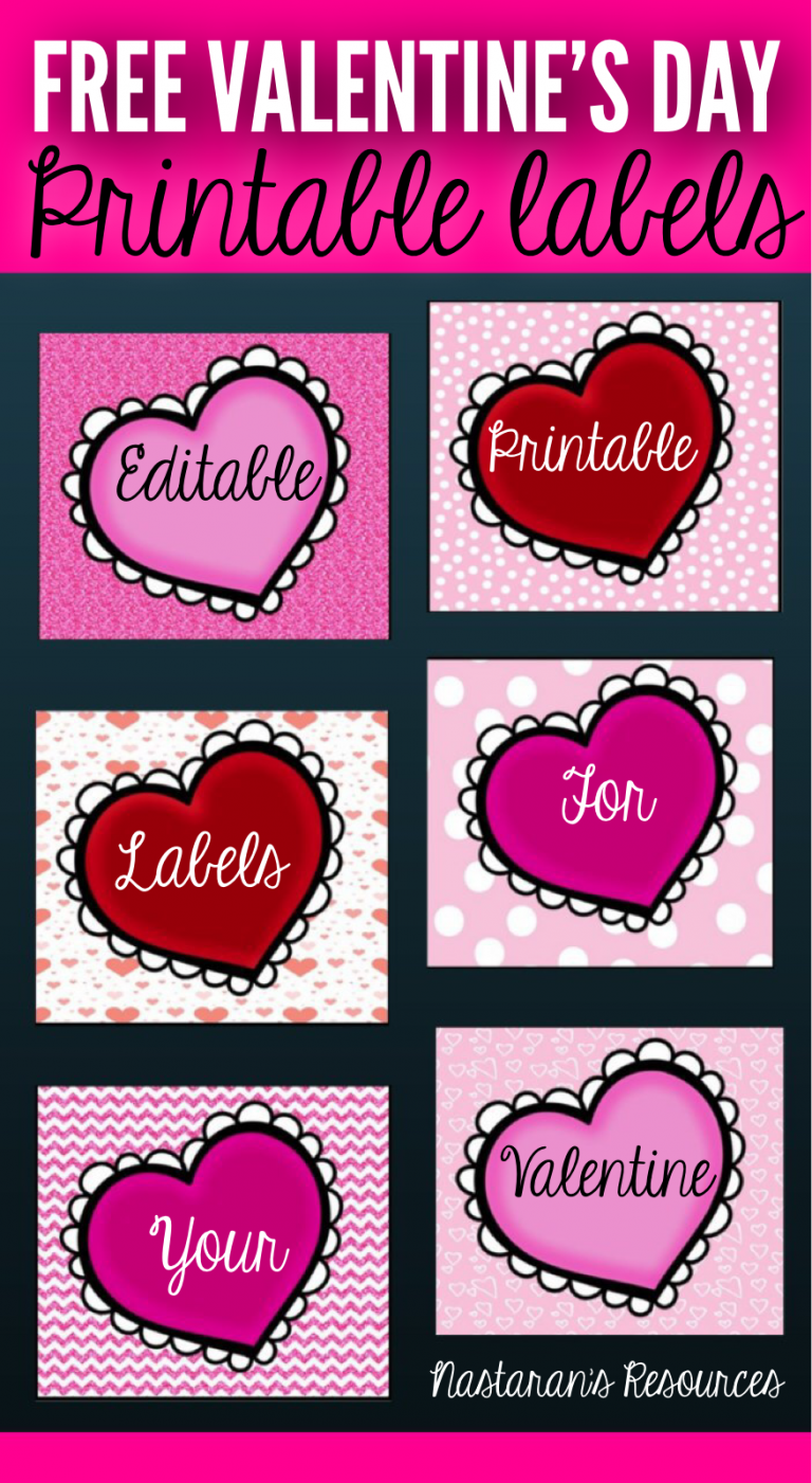 Valentine’s Day Gift Tags Free