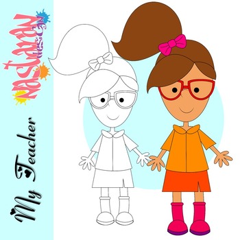 My Teacher Clipart{Freebie}