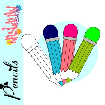 Pencils Clipart {Freebie}