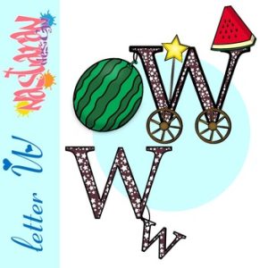 Letter W Clip art