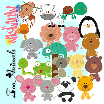 Zoo Animals Clipart
