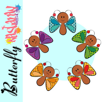Butterfly Emotions and Feelings Clip Art