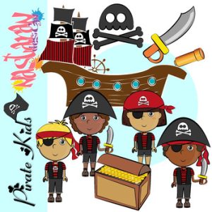 Pirate Kids Clipart