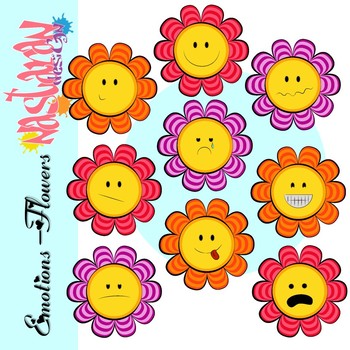 Emotions and Feelings Clip Art-Flowers Clipart