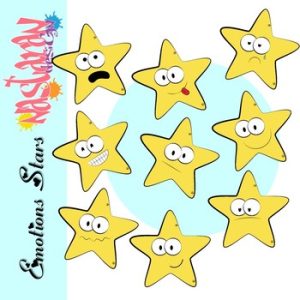 Emotions and Feelings Clip Art-Stars Clipart