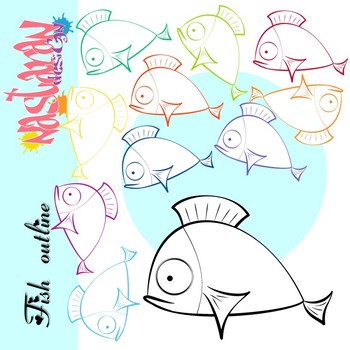 Fish Outline Clipart