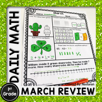 Daily Math Review 1st Grade