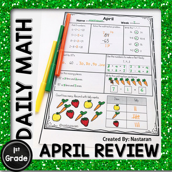 Daily Math Review 1st Grade
