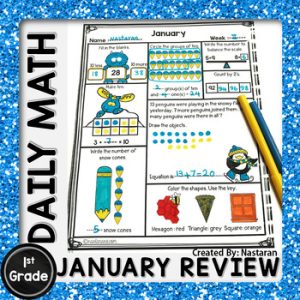 January Math Worksheets