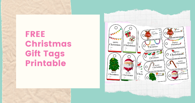 16 Free Christmas Gift Tags Printable For Teacher