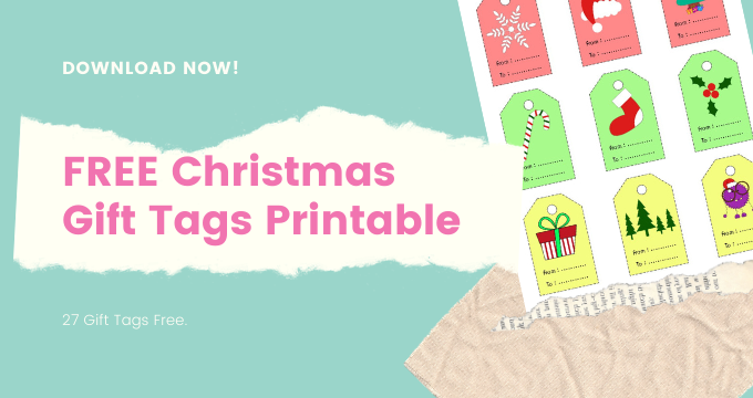 27 Free Christmas Gift Tags Printable For Teacher