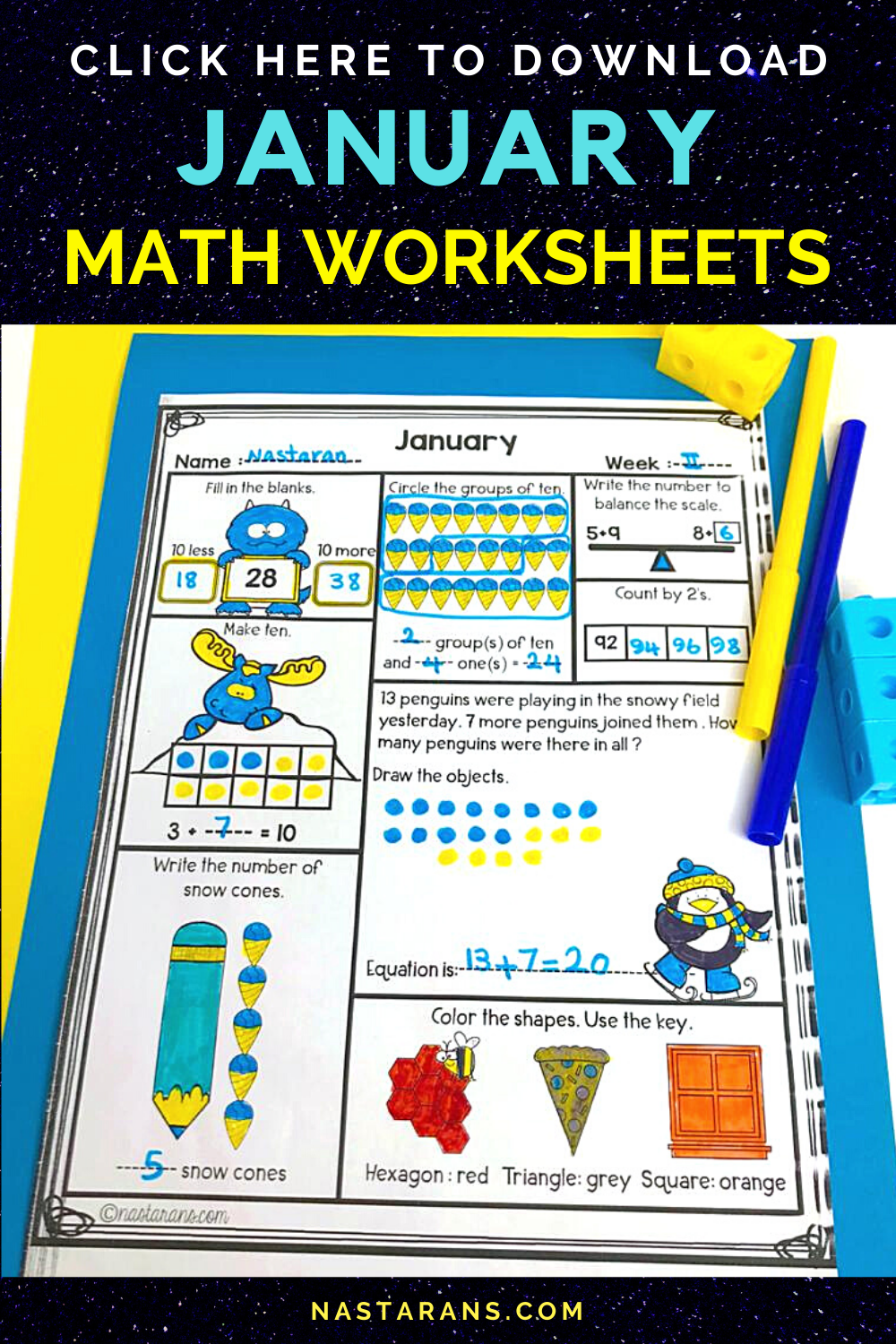 Download this FREE worksheet!Daily math review 1st grade is perfect for Spiral Math Homework, Spiral Review Math Morning Work, Warm-Ups, or even Math Center Activities. These no preparation worksheets are aligned with common core standards first grade! Fun for students and print and go for teachers.