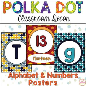 Printable Alphabet Letters For Word Wall | Numbers 1-20 Posters