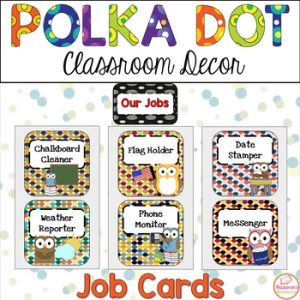 Editable Classroom Jobs With Pictures - Classroom Jobs Chart - Classroom Decor