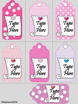Mothers Day Gift Tags Editable - Printable Labels For Classroom