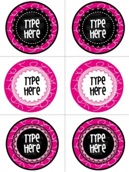 Editable Valentines Day Gift Tags From Teacher to Students - Name Tags - Labels