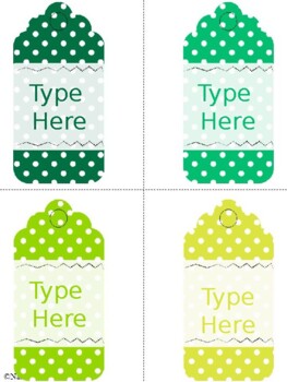 Teacher Appreciation Week Gift Tags Editable - Printable Labels For Classroom
