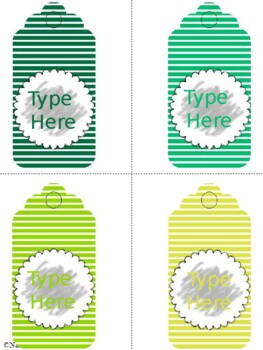 Teacher Appreciation Week Gift Tags Editable - Printable Labels For Classroom