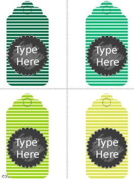 Teacher Appreciation Week Gift Tags Editable - Printable Labels For Classroom