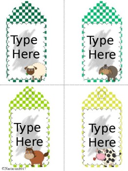 Editable Gift Tags For Teachers