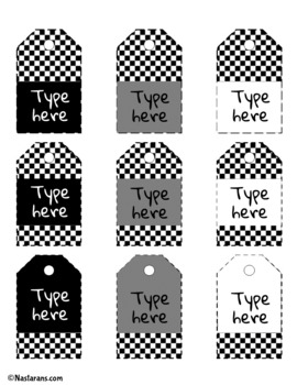 Teacher Appreciation Week Gift Tags Editable - Printable Labels For Classroom