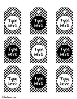Teacher Appreciation Week Gift Tags Editable - Printable Labels For Classroom