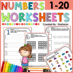 Numbers 1-20 Worksheets : Numbers To 20 Worksheets