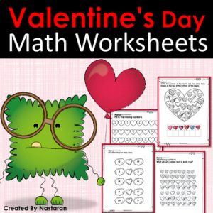 Free Valentine's Day Math Worksheets