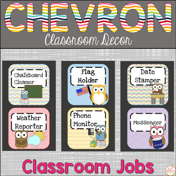 Editable Classroom jobs Printable