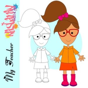 My Teacher Clipart{Freebie}