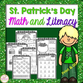 St. Patrick's Day Worksheets Math And Literacy