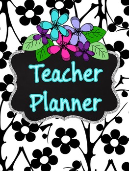 Teacher Planner Editable Floral
