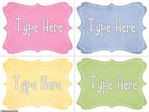 Editable Labels-Suede Stitched Labels