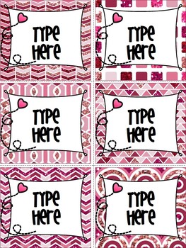 Mothers Day Gift Tags Editable - Printable Labels For Classroom
