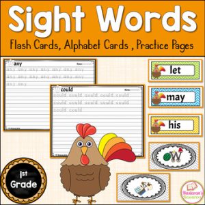 Sight Word Flash Cards 1st Grade