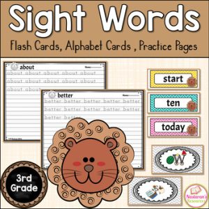 Sight Word Flash Cards 3rd Grade