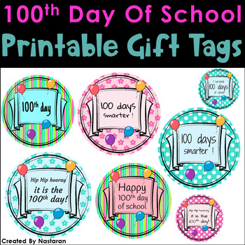 100th Day Of School Activities - Badges