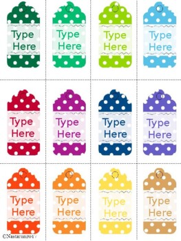Editable Back To School Gift Tags First Week Of School Labels | Desk Name Tags