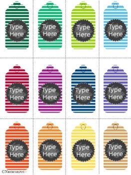 Teacher Appreciation Week Gift Tags Editable - Printable Labels For Classroom