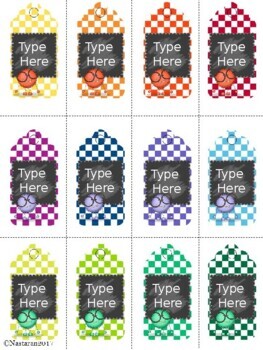 Editable Back To School Gift Tags - Name Tags - Labels Printable - Summer