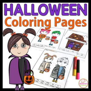 Halloween Sight Word Coloring Sheets
