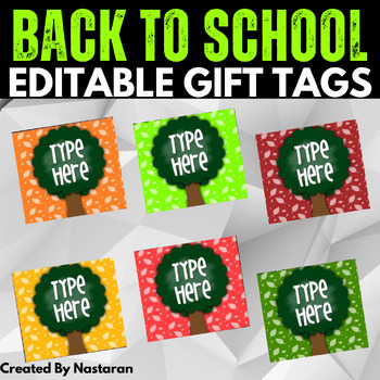 Editable Labels - Tree Labels Printable