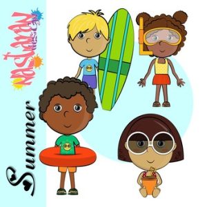 Summer Kids Clipart