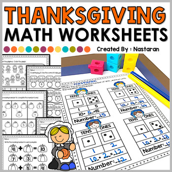 Thanksgiving Math Worksheets Kindergarten - Kinder Math