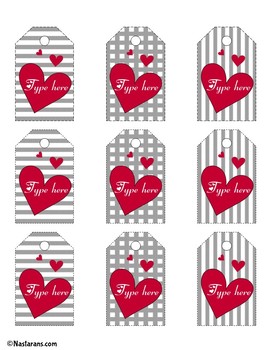 Teacher Appreciation Week Gift Tags Editable - Printable Labels For Classroom