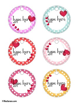 Mothers Day Gift Tags Editable - Printable Labels For Classroom